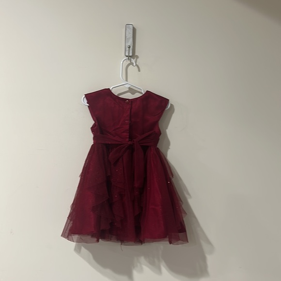 • Jona Michelle • Girls Formal Tulle Sparkly Dress Sequins Satin Bow Size 2T - Picture 3 of 3
